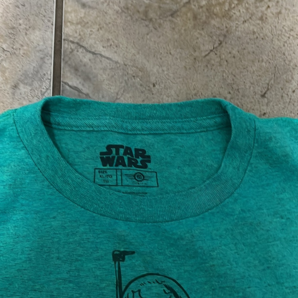 Star Wars Graphic Men's T-Shirt - Teal - Picture 4 of 5